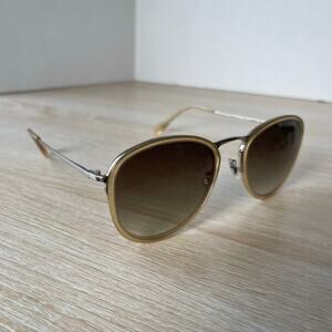 Oliver Peoples OV1099ST 5036/8E J Gold Sunglasses Silver 55-21-140 Japan